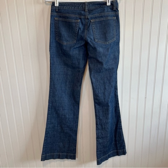 Theory Dark Blue Flare Jeans - Picture 2 of 8